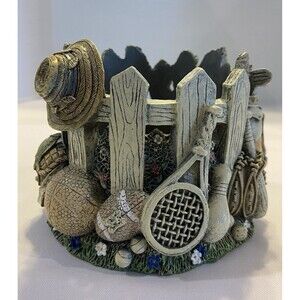 Sports Candle Holder Designed by TCR. Multiple Sport Themes. W/Candle.